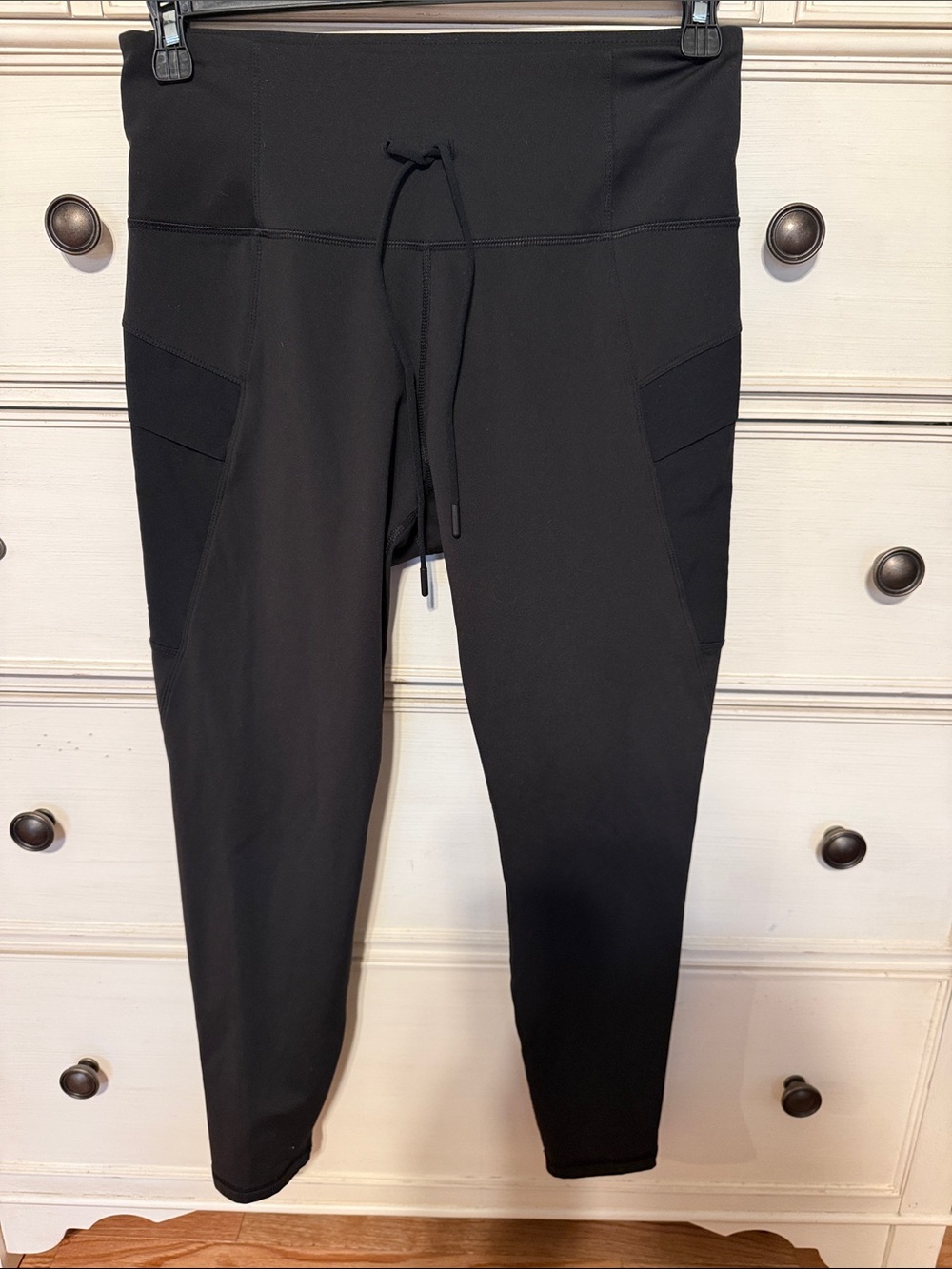 Spyder Black High-Waist Performance Leggings with Side Pockets